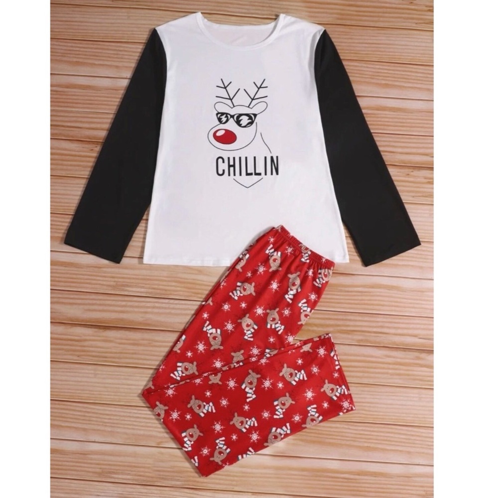 NWT Christmas Reindeer Pajamas